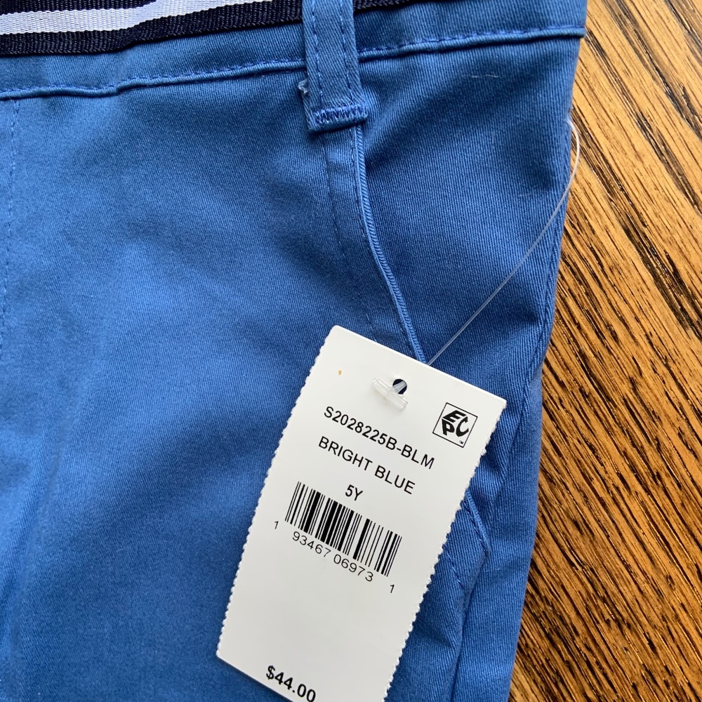 Brand New Preppy Boys Blue Pants 5T (Andy & Evan) - Picture 5 of 6